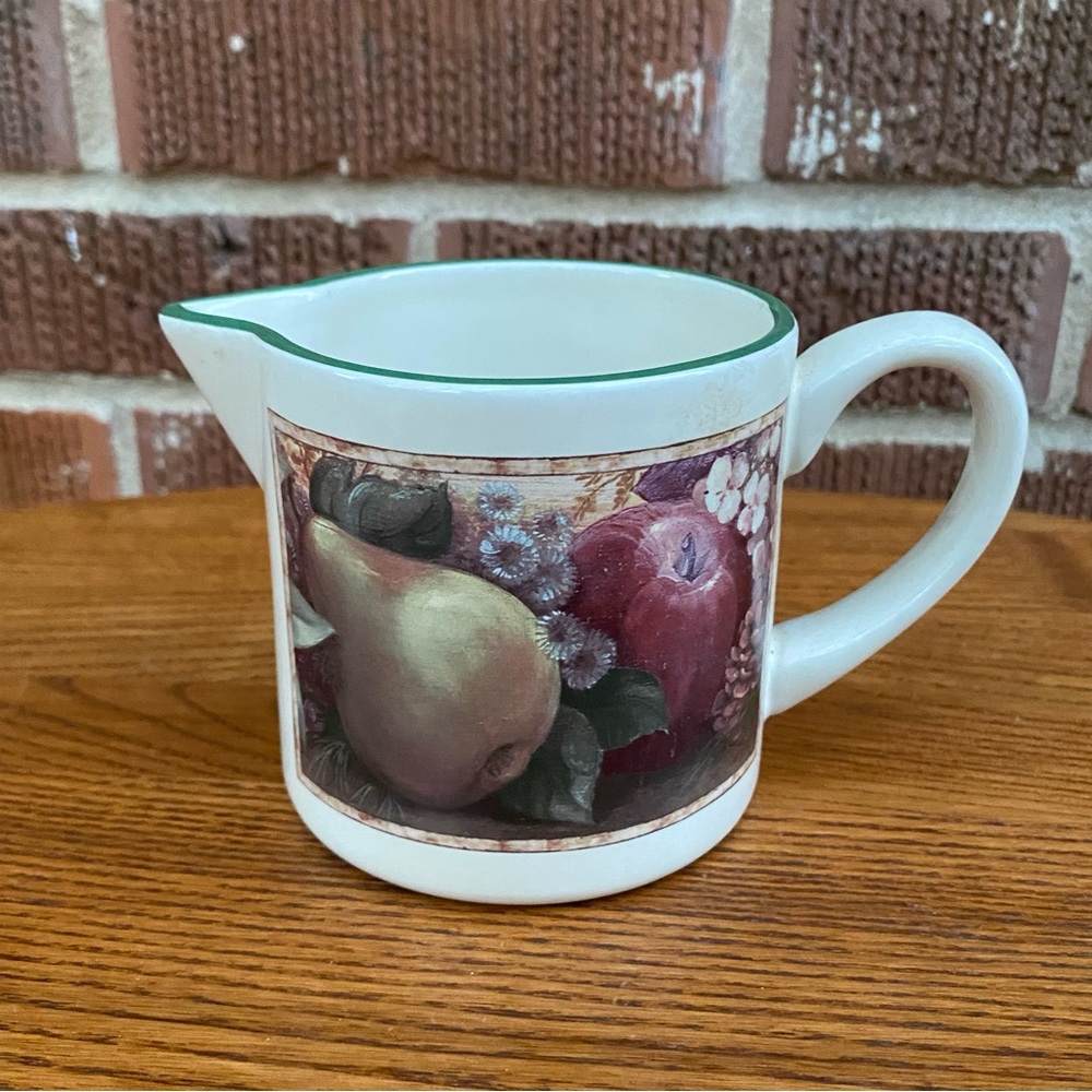 Certified International Windsor pear and apple replacement ceramic creamer